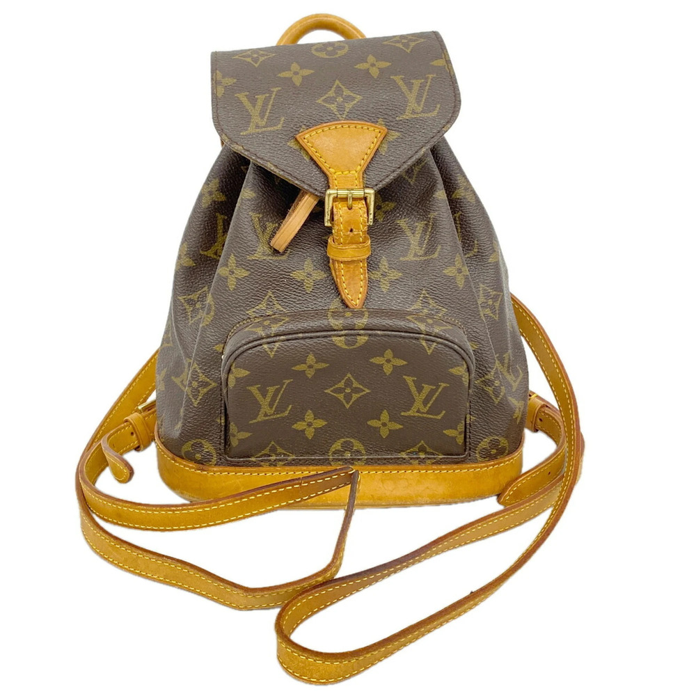 Louis Vuitton Monogram Mini Montsouris Backpack M51137 Brown Women's